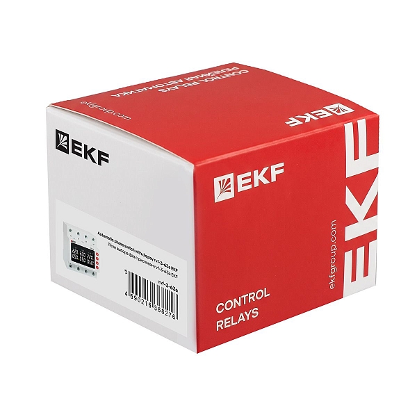 Реле выбора фаз с дисплеем RVF-3-63А EKF PROxima