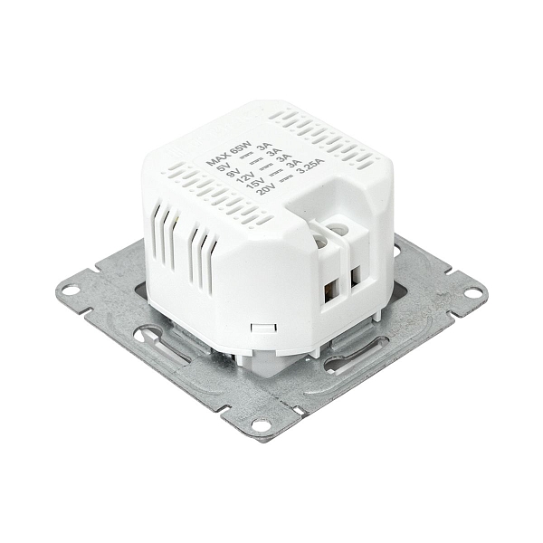 Механизм розетки USB-С, быстрая, алюминий Эпика EKF