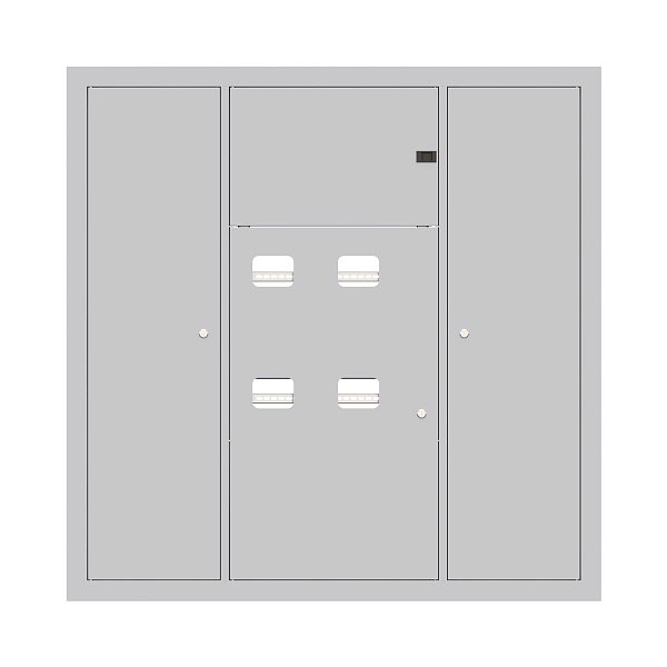 Устройство этажное распределительное встроенное типа УЭРВ 4 кв. (1300x1300x150) EKF