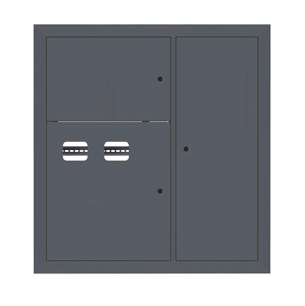 Щит этажный 2 кв. RAL7016 (1000x950x150) EKF PROxima