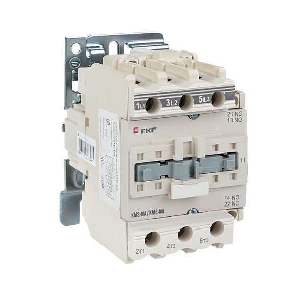 Контактор КМЭ-3 40А 1NO+1NC 400В AC EKF