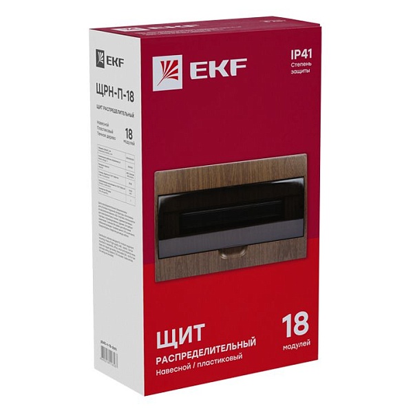 ЩРН-П-18 темное дерево IP41 PROXIMA EKF