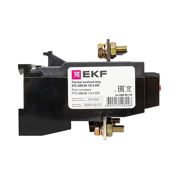 Реле тепловое РТЭ-4380 80-110А EKF
