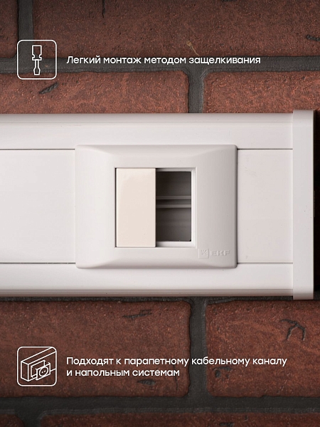 Вставка-заглушка, 1 модуль EKF