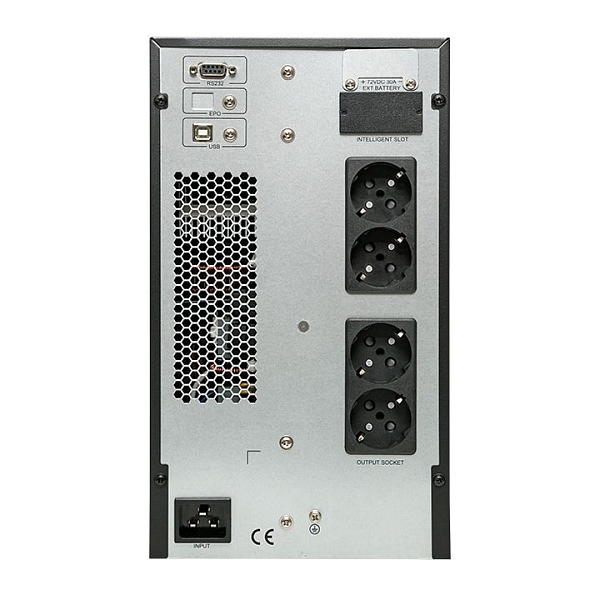 Источник Бесперебойного Питания двойного преобразования E-Power SW900Pro-TB 2000 ВА/1800 Вт, напольный, c АКБ 6x12В_7 Ач, RS232,USB, 4x Schuko
