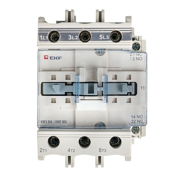 Контактор КМЭ-3 80А 1NO+1NC 230В AC EKF