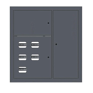 Щит этажный 5 кв. RAL7016 (1000x950x150) EKF PROxima