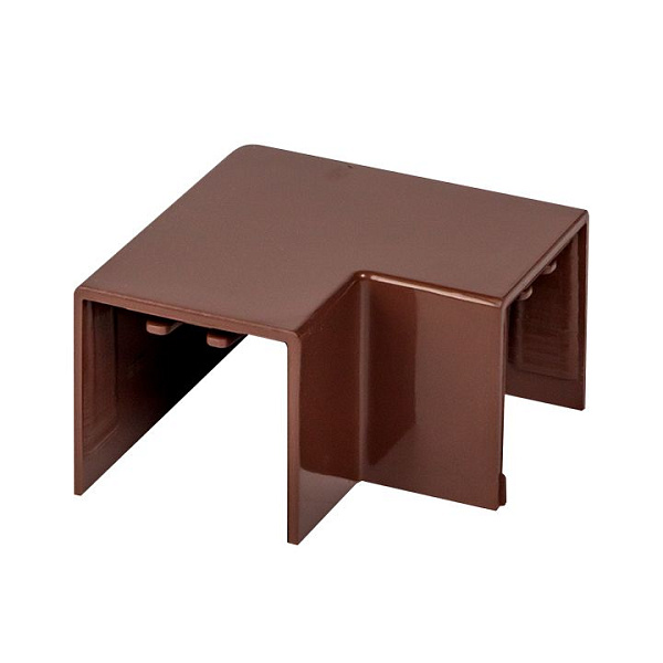 Поворот 90 гр. (25x25) (4 шт) темное дерево EKF-Plast 