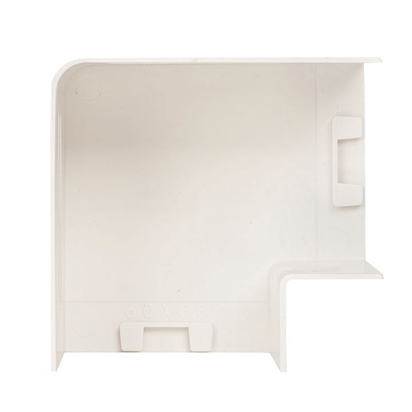 Поворот 90 гр. (60x60) (4 шт) белый EKF-Plast 