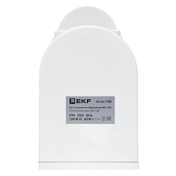 ИК датчик движения наст. 1200Вт 180гр. до 12м IP44 MS-118B EKF PROxima