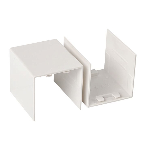 Соединитель (40x40) (4 шт) белый EKF-Plast 