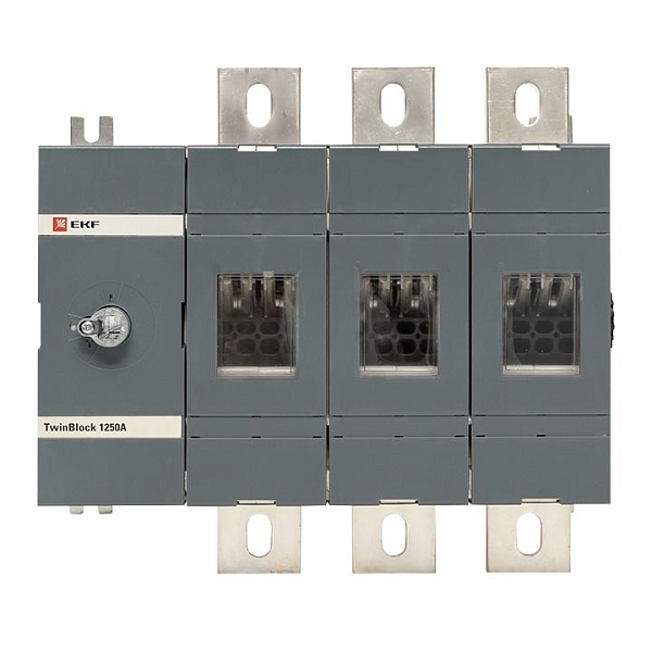 Рубильник 1250A 3P без рукоятки управления TwinBlock EKF 
