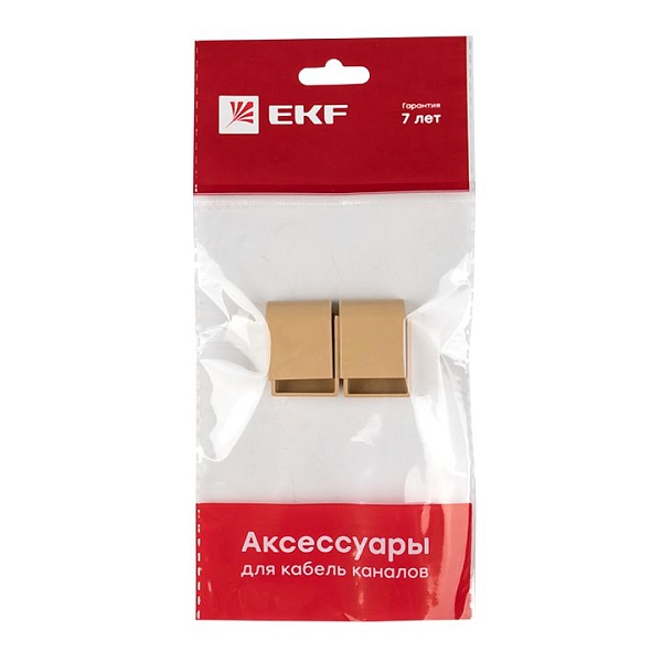 Заглушка (20x10) (4 шт) светлое дерево EKF-Plast 
