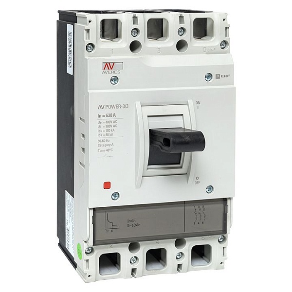 Выключатель автоматический в литом корпусе AV-POWER-3/3 630А 100кА TR EKF