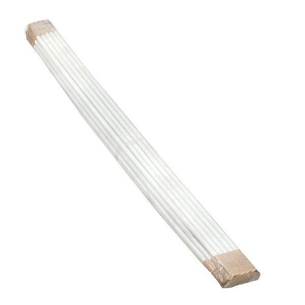 Труба гладкая ПВХ жесткая d20 мм (2 м) (50 м/уп) белая EKF-Plast