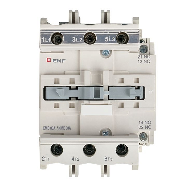 Контактор КМЭ-3 80А 1NO+1NC 230В AC EKF