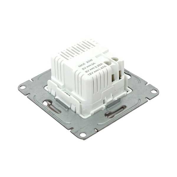 Механизм розетки USB-C - 2шт, шампань Эпика EKF