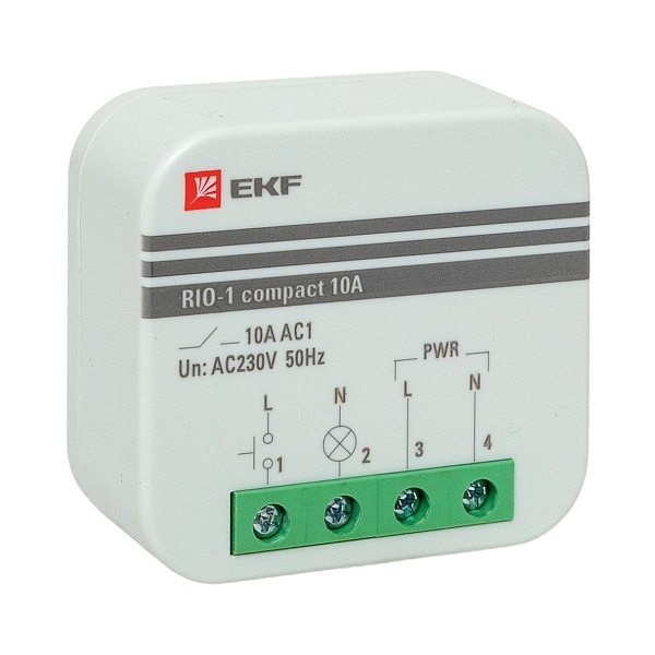 Импульсное реле RIO-1 compact 10А EKF PROxima