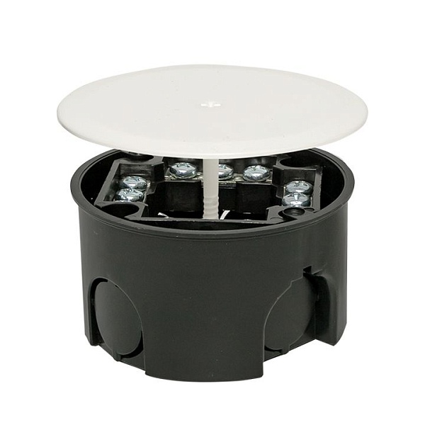 Коробка распределительная КМТ-010-019 с клеммником и крышкой (74x42) EKF