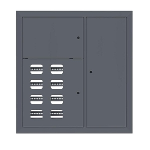 Щит этажный 8 кв. RAL7024 (1000x950x150) EKF PROxima
