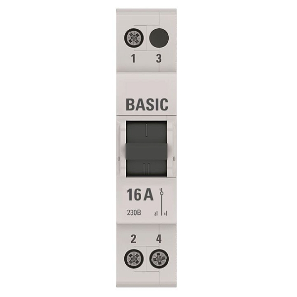 Трехпозиционный переключатель 1P 16А Basic