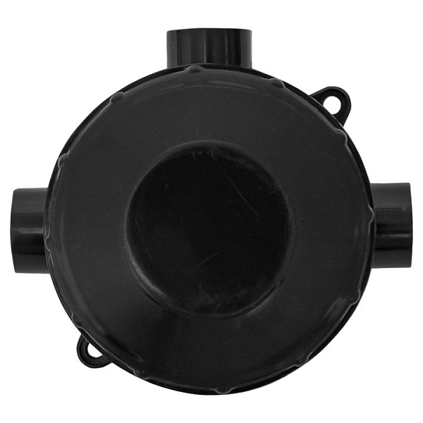 Коробка распределительная КМР-040-040б трехрожковая черная (70x35) EKF PROxima