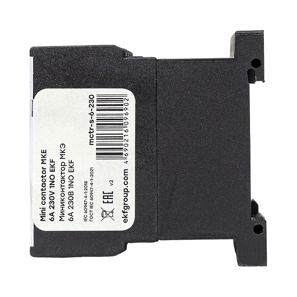 Миниконтактор МКЭ 6А 230В 1NO EKF PROxima