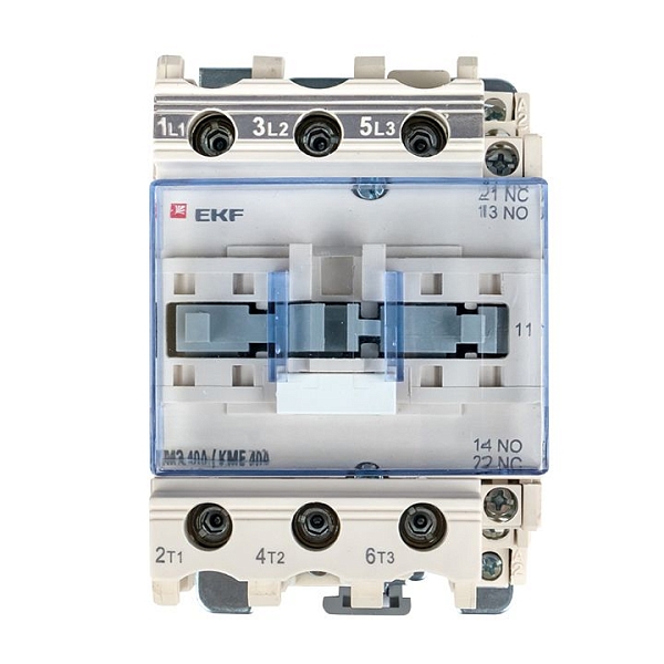 Контактор КМЭ-3 40А 1NO+1NC 230В AC EKF