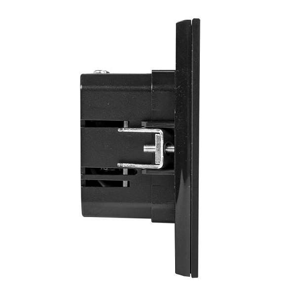 Стокгольм Механизм Розетки USB 2-местной 2,1А винтовые клеммы черный EKF