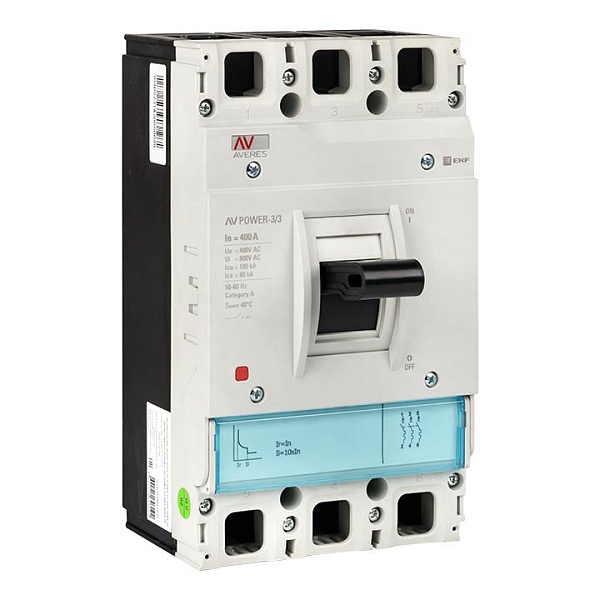 Выключатель автоматический в литом корпусе AV-POWER-3/3 400А 100кА TR EKF