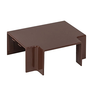 Угол T-образный (40x25) (4 шт) темное дерево EKF-Plast 