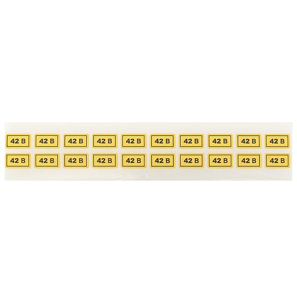 Наклейка "42В" (10x15) EKF PROxima
