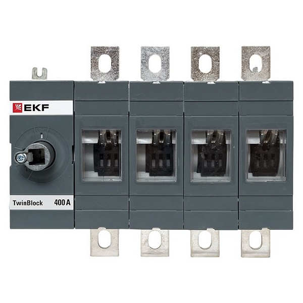 Рубильник 400A 4P без рукоятки управления TwinBlock EKF