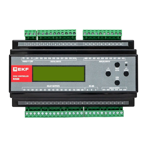 Конфигурируемый контроллер для систем отопления и ГВС EKF RX500-H