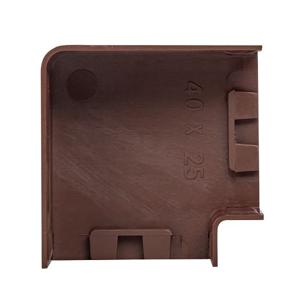 Поворот 90 гр. (40x25) (4 шт) темное дерево EKF-Plast 