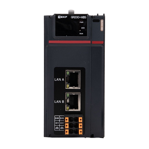 Модуль сетевой удалённого расширения ввода и вывода Modbus TCP GR200-MBS D-CARD EKF