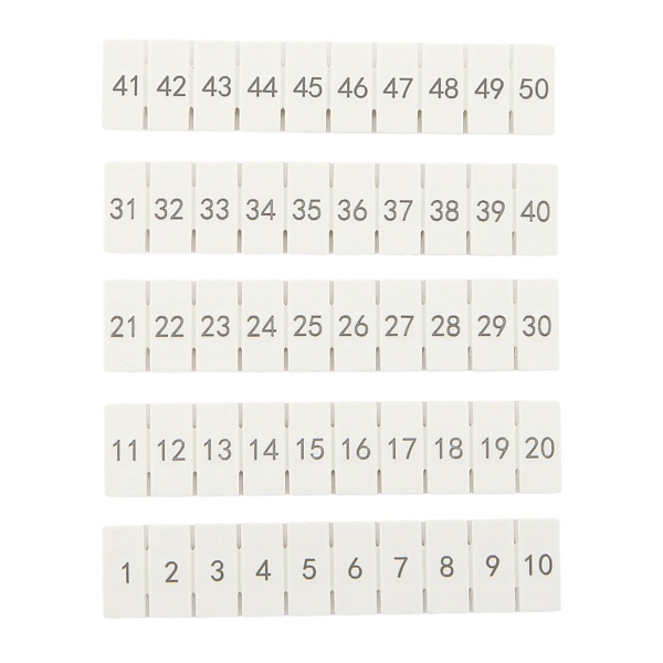 Маркировка для клемм 2.5 UT 1-50 (100 шт)