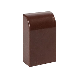 Заглушка (25x25) (4 шт) темное дерево EKF-Plast 