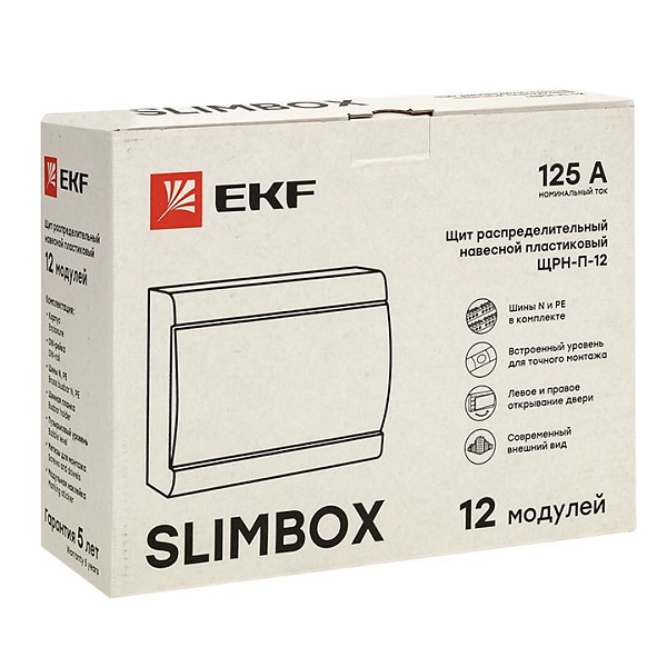 Щит распред. навесной ЩРН-П-12 "SlimBox" IP41 EKF 