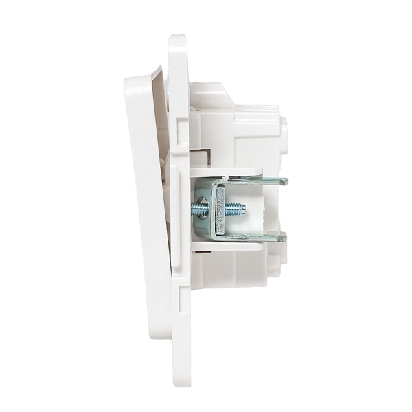 Стокгольм Механизм Выключателя 1-кл. проходного 10А винтовые клеммы белый EKF
