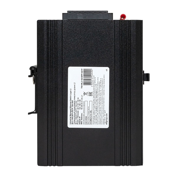 Промышленный управляемый коммутатор уровня L2 ML2-1GX/SFP-4GTP, 1 порт 1000Base-X SFP, 4 порта 10/100/1000Base-T(X) RJ45 c PoE, монтаж на динрейку TSX EKF