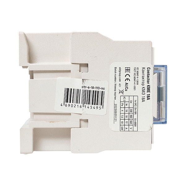Контактор КМЭ-1 18А 1NC 110В AC EKF