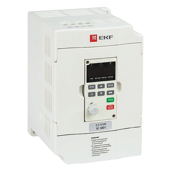Преобразователь частоты 4/5,5 кВт 3x400В VECTOR-75 EKF Basic
