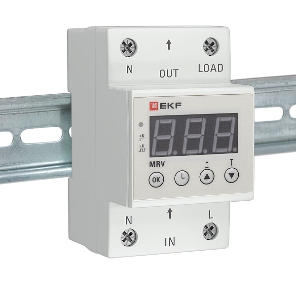 Реле напряжения с дисплеем MRV 63A EKF PROxima