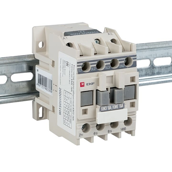 Контактор КМЭ-1 18А 1NO 400В AC EKF