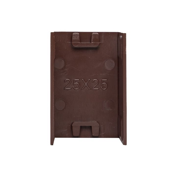 Соединитель (25x25) (4 шт) темное дерево EKF-Plast 