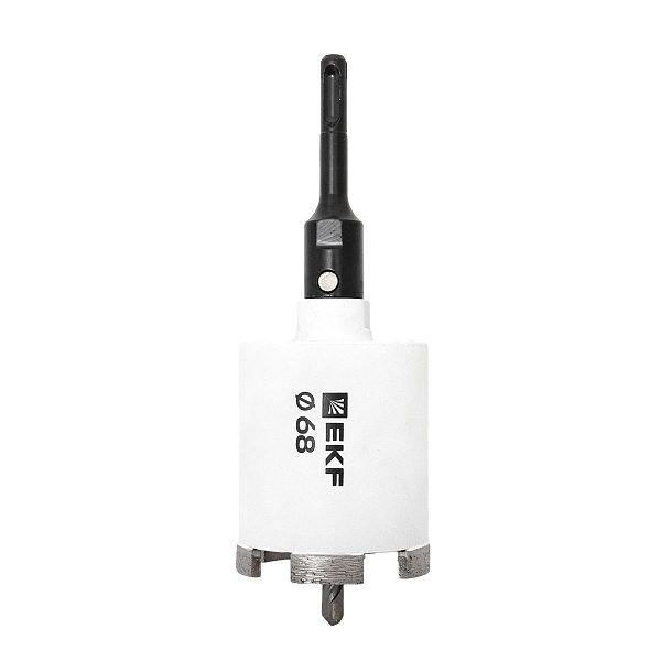 Коронка алмазная DCH-68 (верхнее пылеудаление) Laser M16 SDS-Plus EXPERT EKF