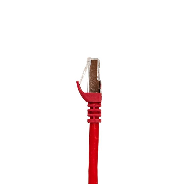 Патч-корд TERACOM CS Cat.6A экранированный S/FTP оболочка LSZH красный (5,0м)