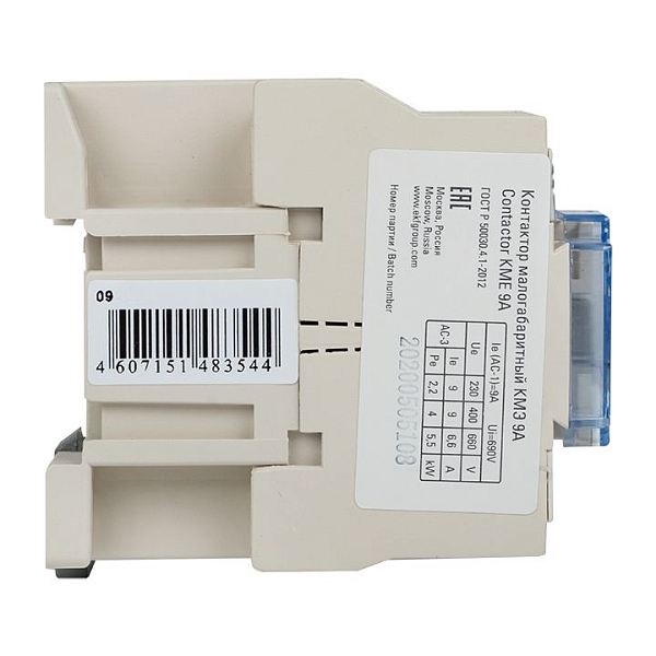 Контактор КМЭ-1 9А 1NO 400В AC EKF