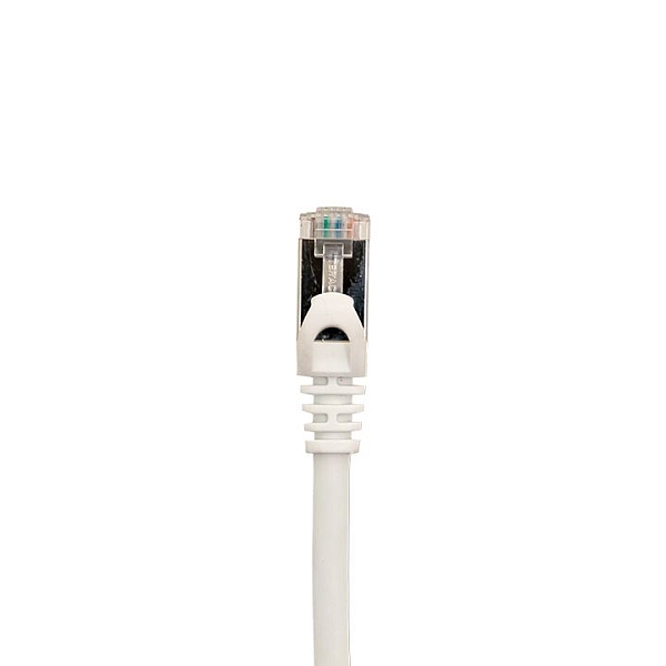 Патч-корд TERACOM CS Cat.6A экранированный S/FTP оболочка LSZH белый (5,0м)